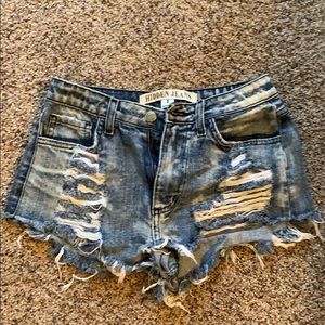 Hidden Jeans blue jean shorts